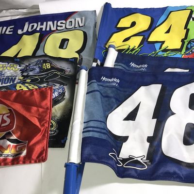 Sale Photo Thumbnail #340: NASCAR flags collection