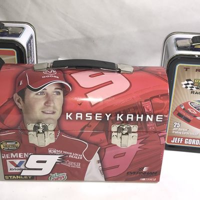 Sale Photo Thumbnail #334: NASCAR Metal Lunch Boxes Jeff Gordon & Kasey Kahne