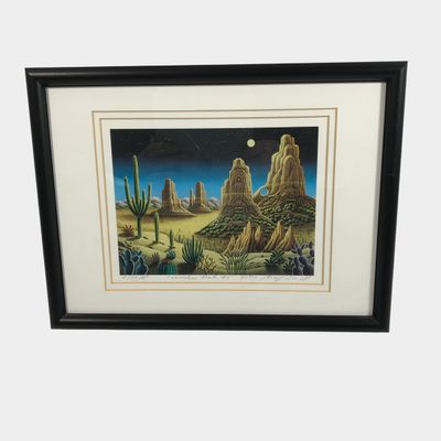 Andy Russell Window Rock 5 Framed Artist Proof Print 1997