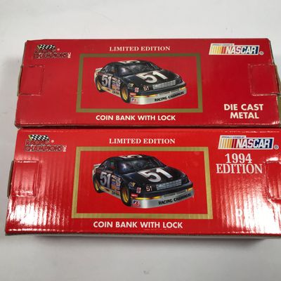 Sale Photo Thumbnail #249: Limited Edition 1994 Diecast Banks NASCAR #51