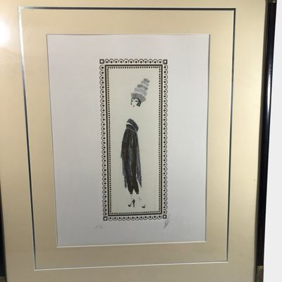 Erte Temptress Pencil Signed Artist Proof Color Lithograph