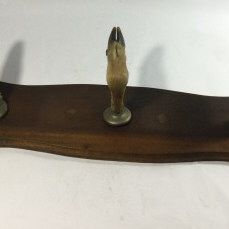 Sale Photo Thumbnail #118: Vintage Deer Hoof Wall Mount Coat & Hat Rack