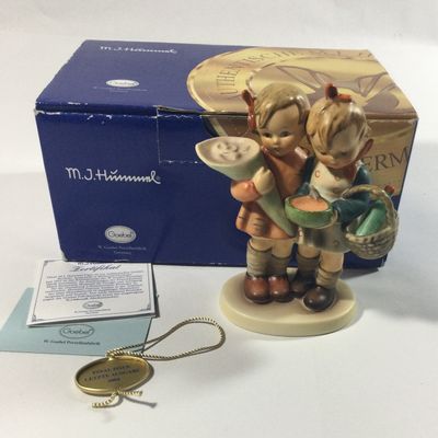 Sale Photo Thumbnail #181: Vintage Goebel Hummel Going to Grandma's In Box