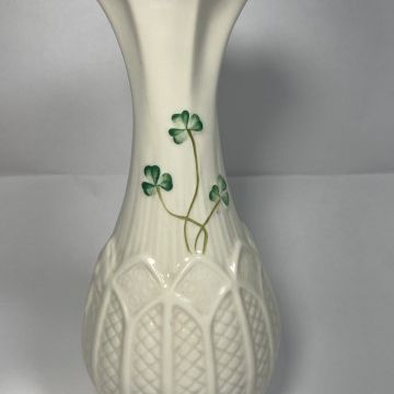 Beleek Shamrock Thistle Donegal Vase