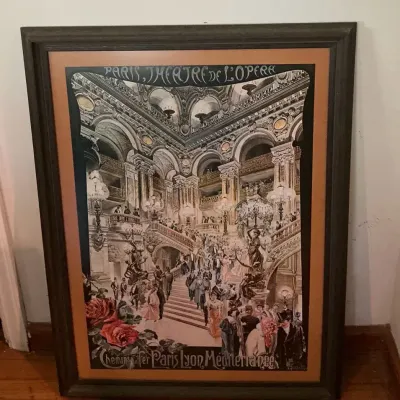 "Théâtre de l'Opéra" Reproduction Of Poster by artist Carlo Cussetti