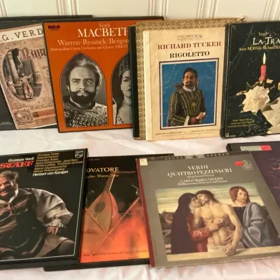 Collection Of Verdi Operas Performed By Various Companies