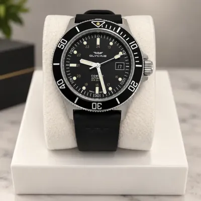 Glycine Combat Sub Automatic 20 ATM Sapphire Crystal Swiss Dive Watch, GL0087