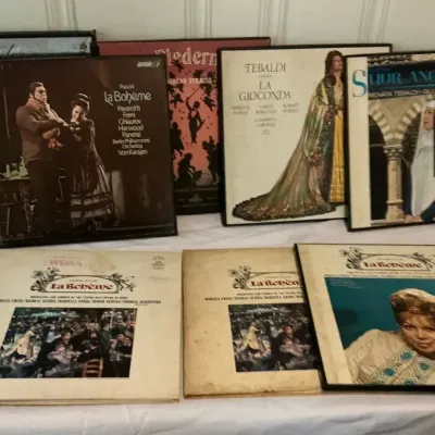 Recordings Of Various Operas Including Works By Puccini