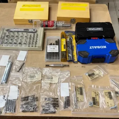 Assorted Drill Bits, Driver Bits & Tool Accessories - Craftsman, Kobalt, Irwin & More