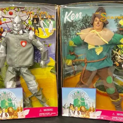 The Wizard of Oz Ken Dolls - Tin Man & Scarecrow