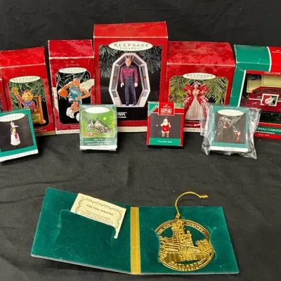 Vintage Hallmark Keepsake Christmas Ornaments - 14 Piece Collection