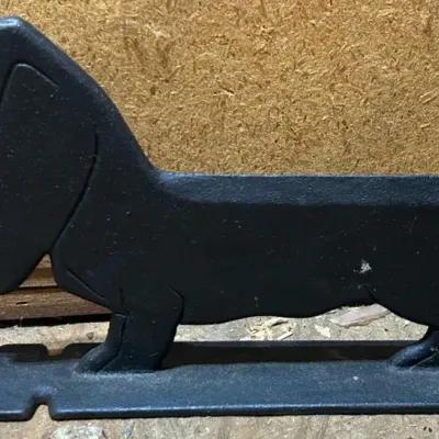 Cast Iron Dachshund Dog