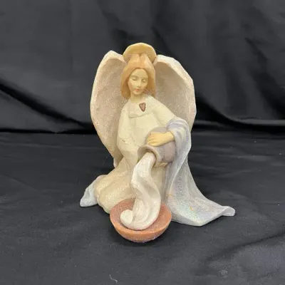 2002 Enesco Foundations Angel Figurine by Karen Hahn