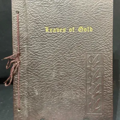 Vintage 1948 Leaves of Gold Inspirational Book - Revised Edition