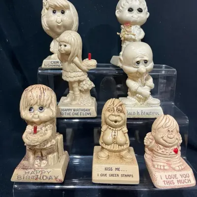 Vintage W. & R. Berries Co. Whimsical Figurines - Set of 7