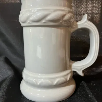 Vintage Shawnee USA Gray Ceramic Mug Planter - 1987