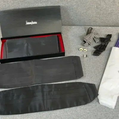 Neiman Marcus Silk Cummerbunds, Ties And More