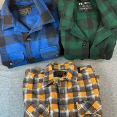 Filson Plaid Trio in Large