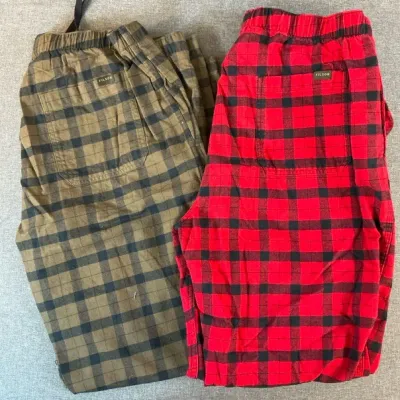Filson Plaid Lounge Pants in Large