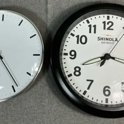 Arne Jacobsen & Shinola Wall Clocks