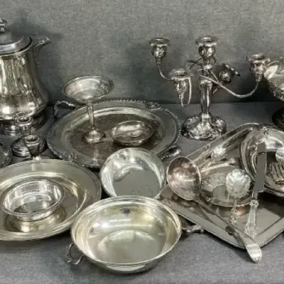 Silver Plated Beauties with 3 Pieces of Sterling