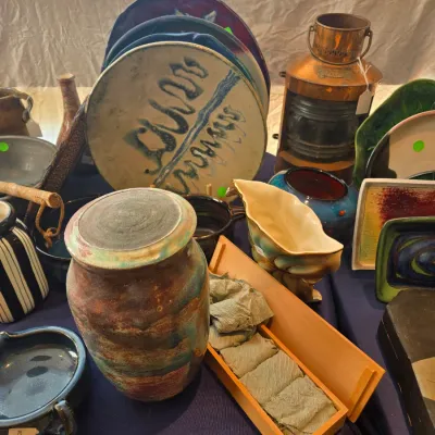 Sale Photo Thumbnail #10: studio art pottery pieces