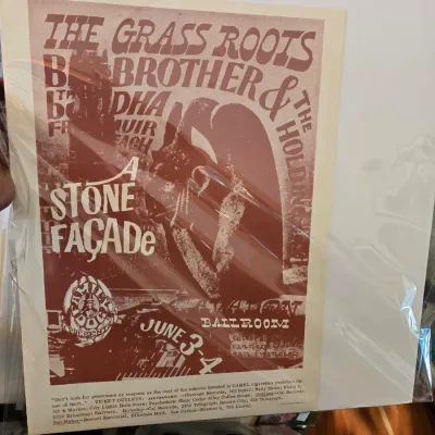Sale Photo Thumbnail #73: 1960s Family Dog concert handbill featuring The Grass Roots and Big Brother & the Holding Company at the Avalon Ballroom, 