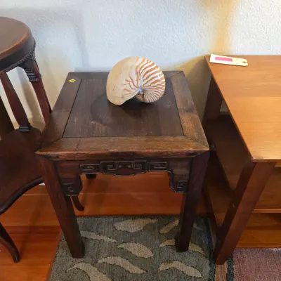 Sale Photo Thumbnail #53: rosewood side table with 