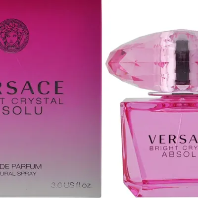 Versace Bright Crystal Absolu Eau de Parfum, 3.0 fl oz / 90 ml bottle with original box.