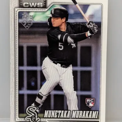 Topps 75th Anniversary Munetaka Murakami Chicago White Sox rookie trading card.