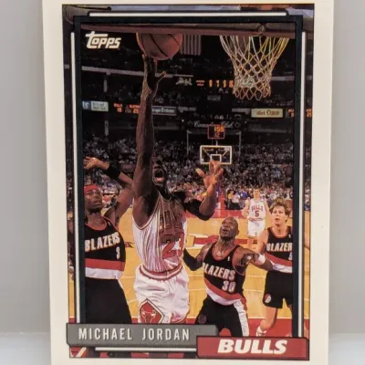 1993-94 Topps Michael Jordan #23 basketball card in clean condition.