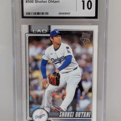 CGC-graded Gem Mint 10 2026 Topps #500 Shohei Ohtani baseball card in a protective slab.