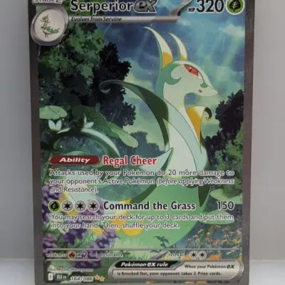 Serperior ex Pokémon trading card, special illustration rare number 164/086, featuring full-art artwork by Ryota Murayama.