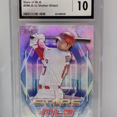 2023 Topps Stars of MLB Shohei Ohtani #SMLB-33 trading card, CGC graded Gem Mint 10.