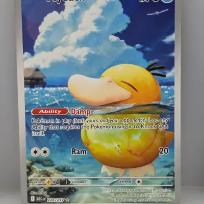 Psyduck full art Pokémon trading card #226/217 from the 2026 set in near-mint condition.