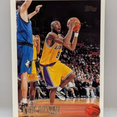 1996-97 Topps Kobe Bryant #138 rookie basketball trading card in raw condition.