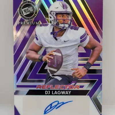 2024 Press Pass Premium Reflector DJ Lagway autographed trading card in excellent condition.