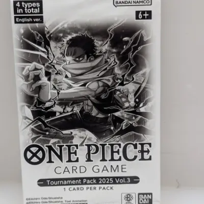 Sealed Bandai Namco One Piece Card Game Tournament Pack 2025 Vol. 3 booster pack. English version containing one card per pack in...