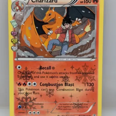 2016 Pokémon Charizard trading card from the Generations Radiant Collection subset, card number RC5/RC32.