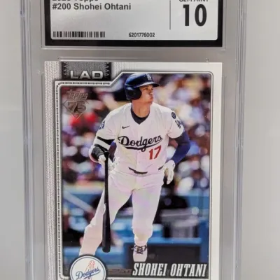 CGC Gem Mint 10 graded 2026 Topps #200 Shohei Ohtani Los Angeles Dodgers baseball card in a protective slab.