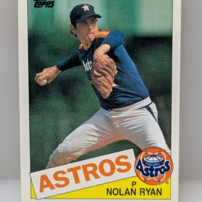 1989 Topps Nolan Ryan Houston Astros baseball card, #100.