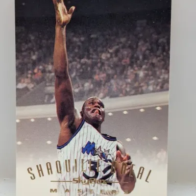 1993-94 SkyBox Masters Shaquille O'Neal Orlando Magic basketball card.