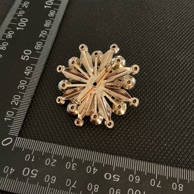 Vintage Aurora Borealis Rhinestone Starburst Brooch