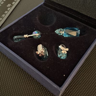 Swarovski Crystal Crystal Memories Baby Set in Box