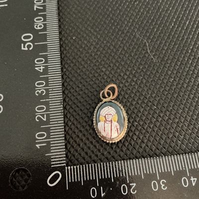 Vintage Double-Sided Indian Miniature Portrait Pendant
