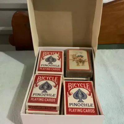 Vintage Bicycle Playing Cards & Pinochle Decks, Assorted Lot of 12
