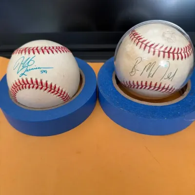Pair of Autographed Baseballs
