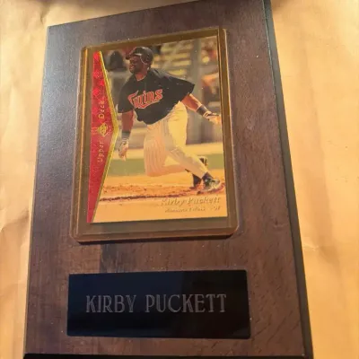 Kirby Puckett Minnesota Twins Baseball Card Display
