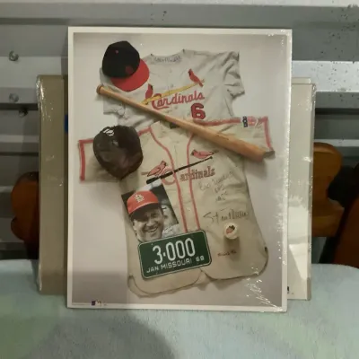 Stan Musial St. Louis Cardinals 3,000 Hit Milestone Commemorative Print, First Edition