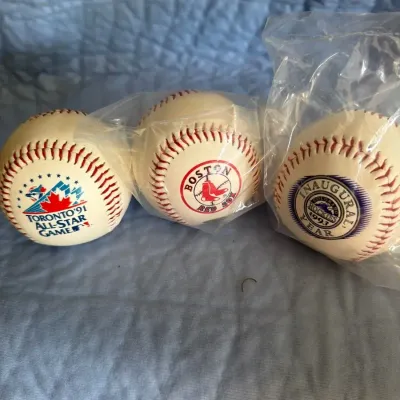 Unsigned official Baseballs Toronto  Allstar and two others